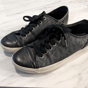 Michael Kors MK Logo City Sneakers Black size 8.5